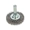 Forney Command PRO Wire Wheel, Crimped, 1-1/2 in x .014 in x 1/4 in Shank, Bulk 72251 - alternate 1